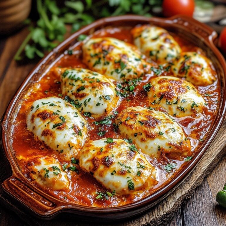 Chicken Gratinated with Mozzarella and Baked Tomato