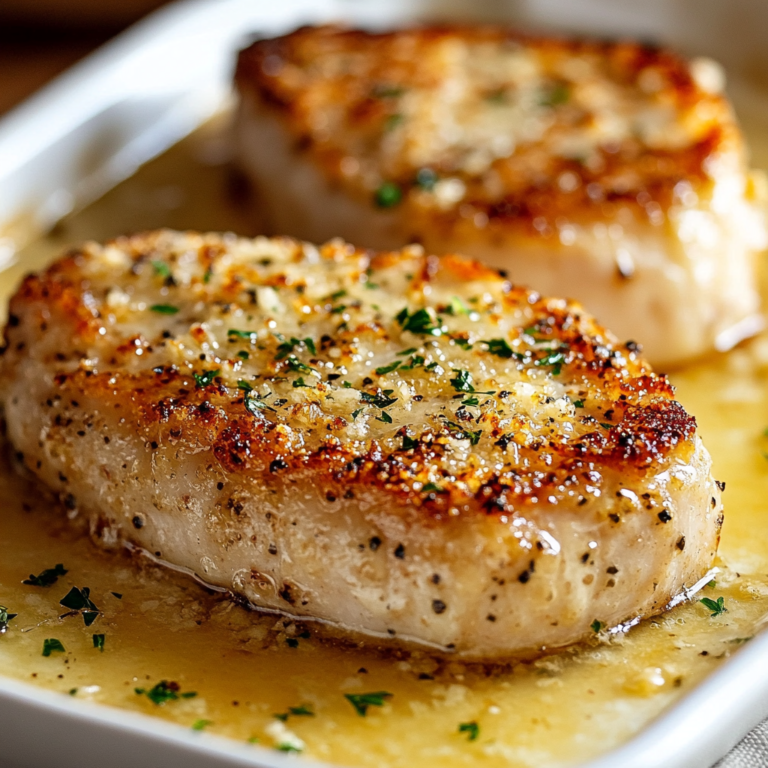Parmesan Baked Pork Chops