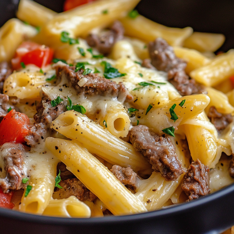 Philly Cheesesteak Pasta