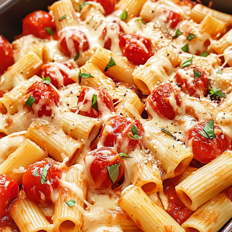 reamy Tomato Rigatoni Pasta Recipe