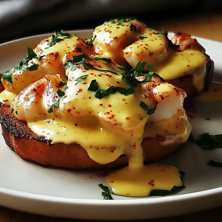 Bay Lobster Eggs Benedict with Cajun Hollandaise