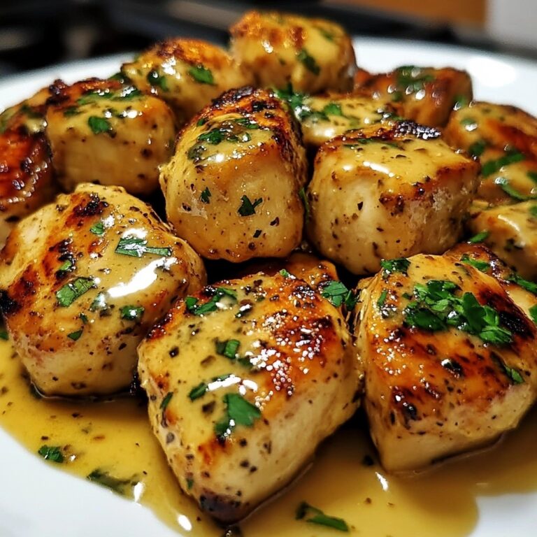 Grilled Chicken Bites with Creamy Garlic Sauce