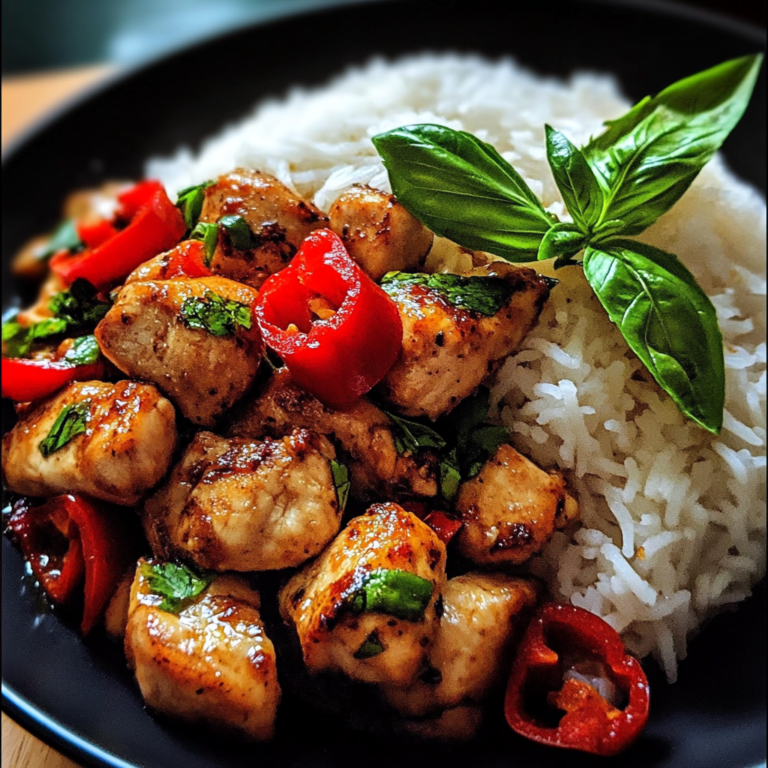 Fiery Thai Basil Chicken