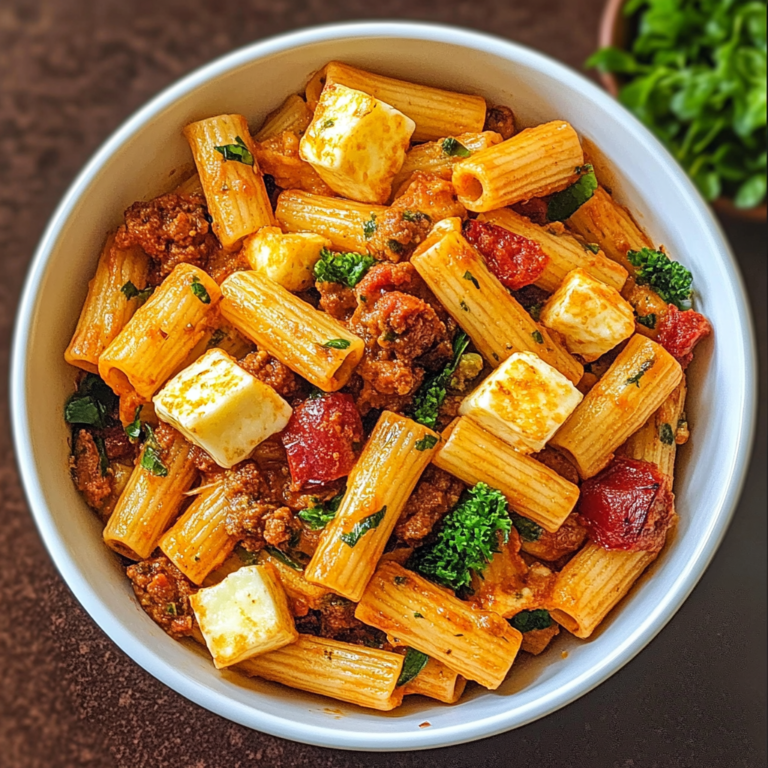 Chorizo and Halloumi Pasta