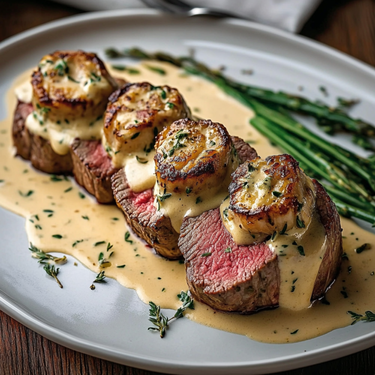 Crab-Stuffed Beef Tenderloin with Béarnaise Bliss