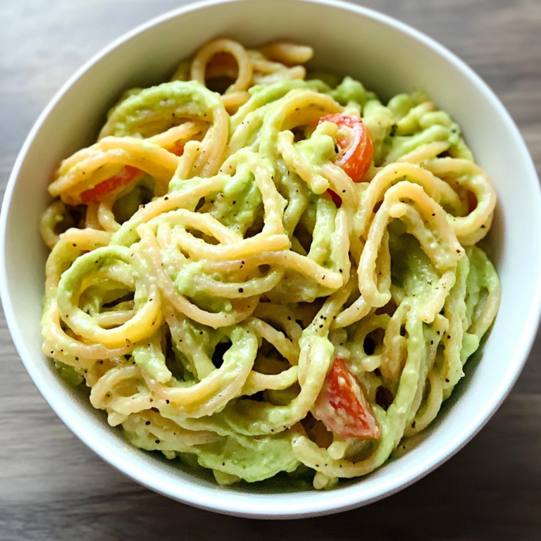 Healthy Creamy Avocado Pasta
