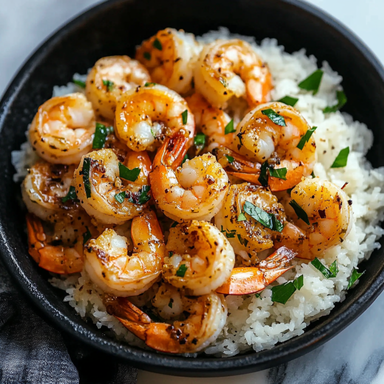 Garlic Butter Shrimp and Rice