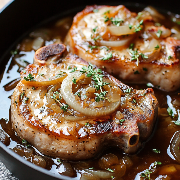 French Onion Pork Chops