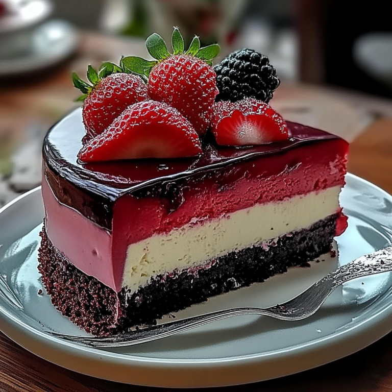 Red Velvet Strawberry Cheesecake