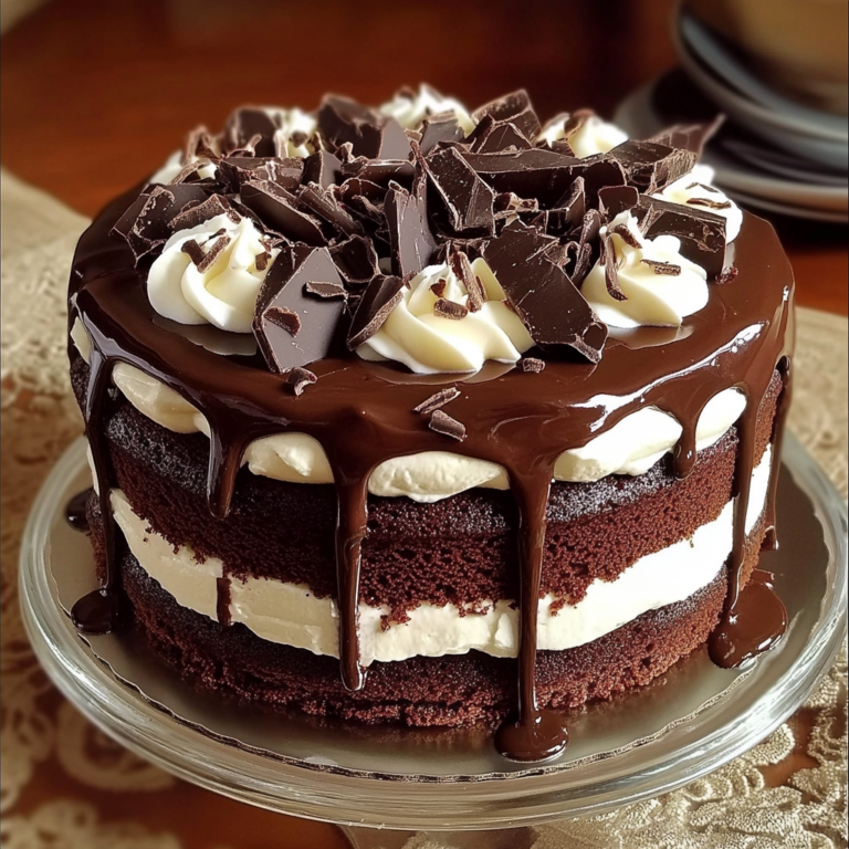 Decadent Hershey’s Chocolate Cake with Cream Cheese Filling