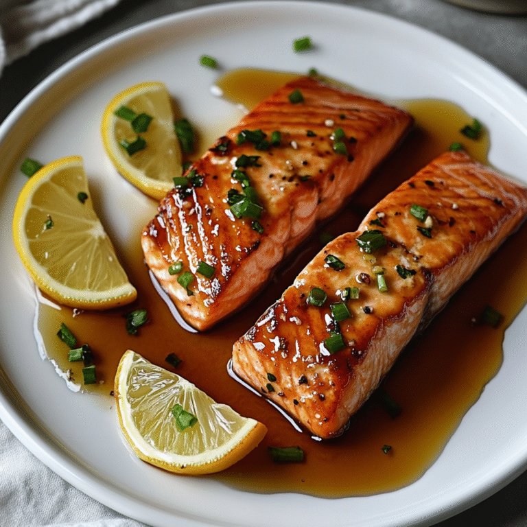 Honey Glazed Baked Salmon