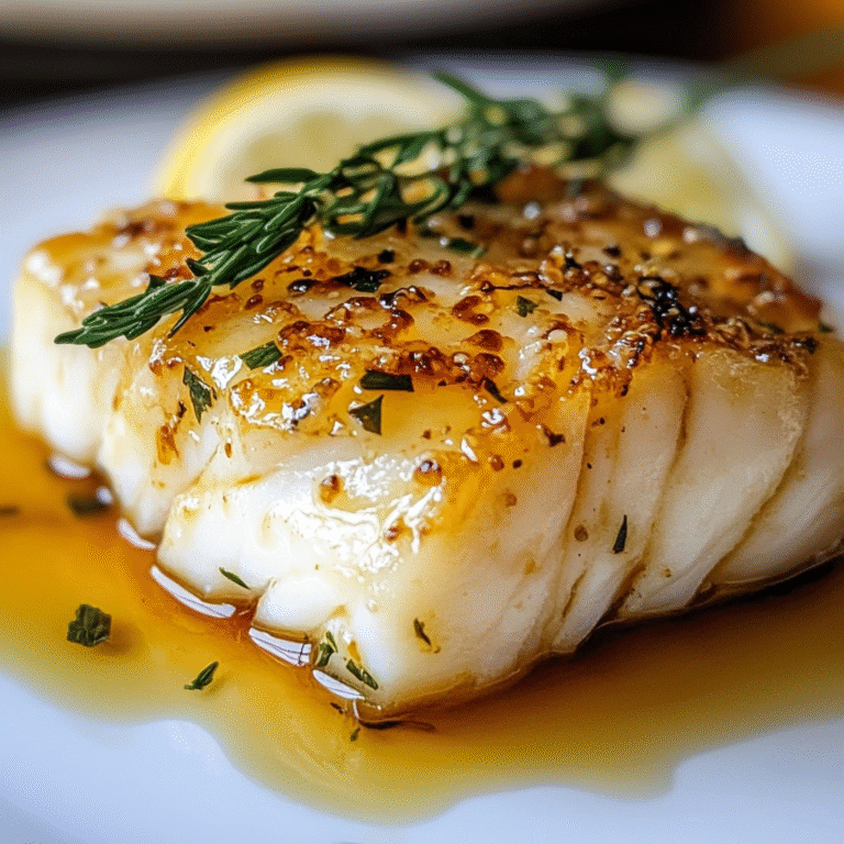 Baked Honey-Marinated Cod