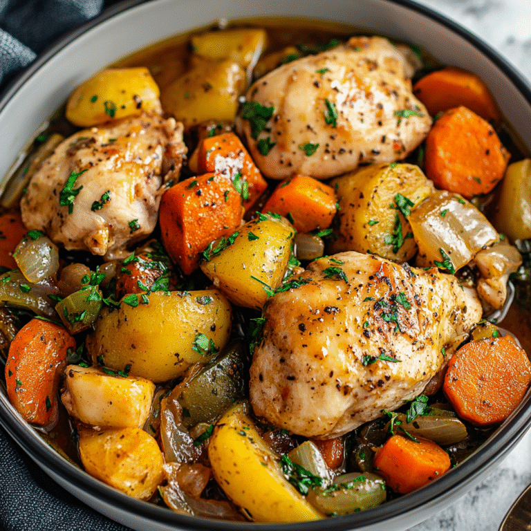 Whole 30 Instant Pot Chicken and Vegetables