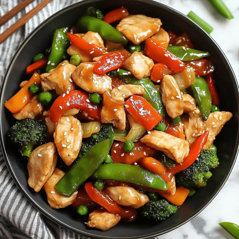 Easy Chicken and Veggie Stir Fry