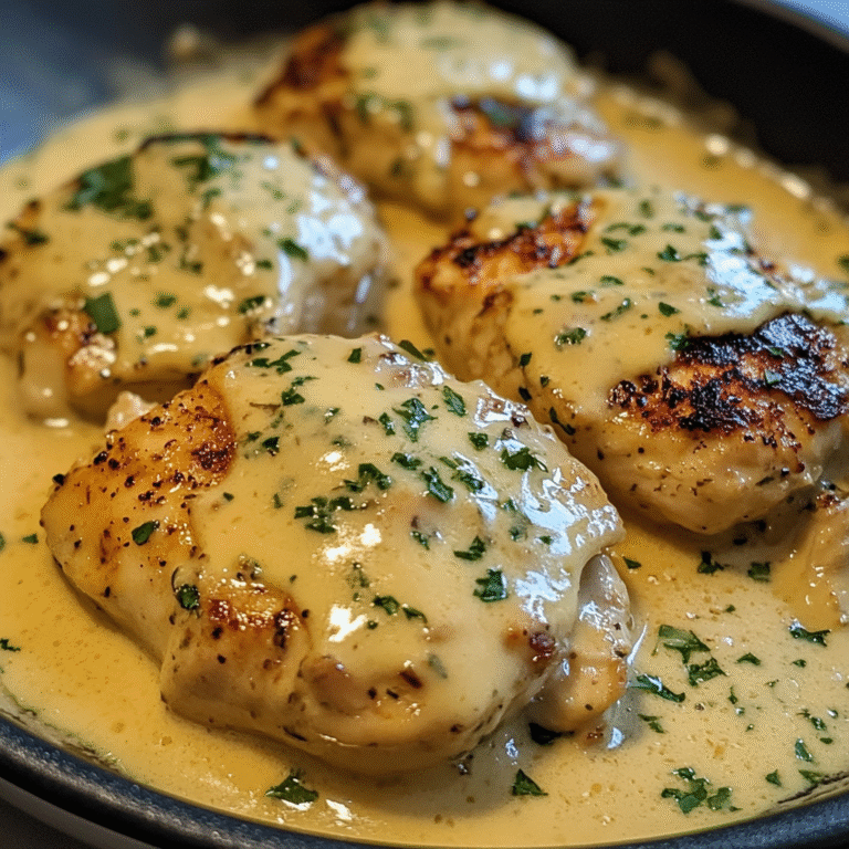 Garlic Parmesan Chicken in a Rich Creamy Sauce