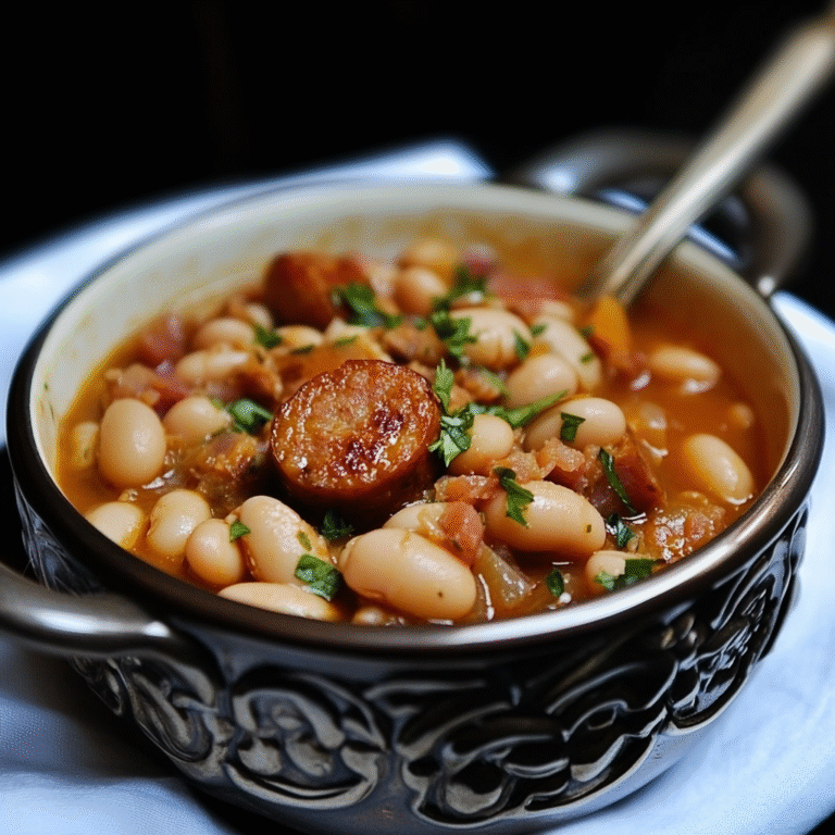 Hearty White Beans and Smoked Sausage Stew