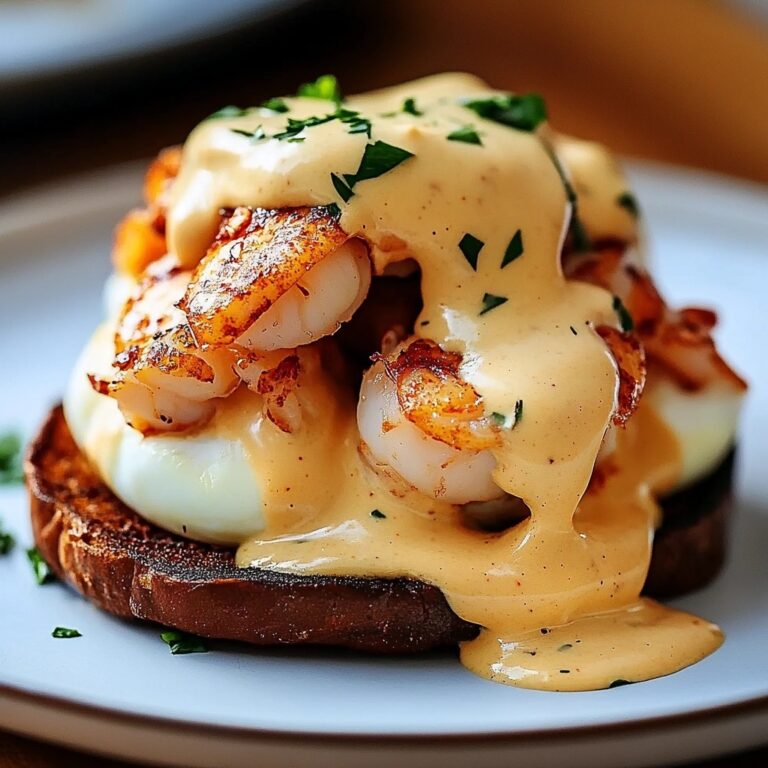Bay Lobster Eggs Benedict with Cajun Hollandaise