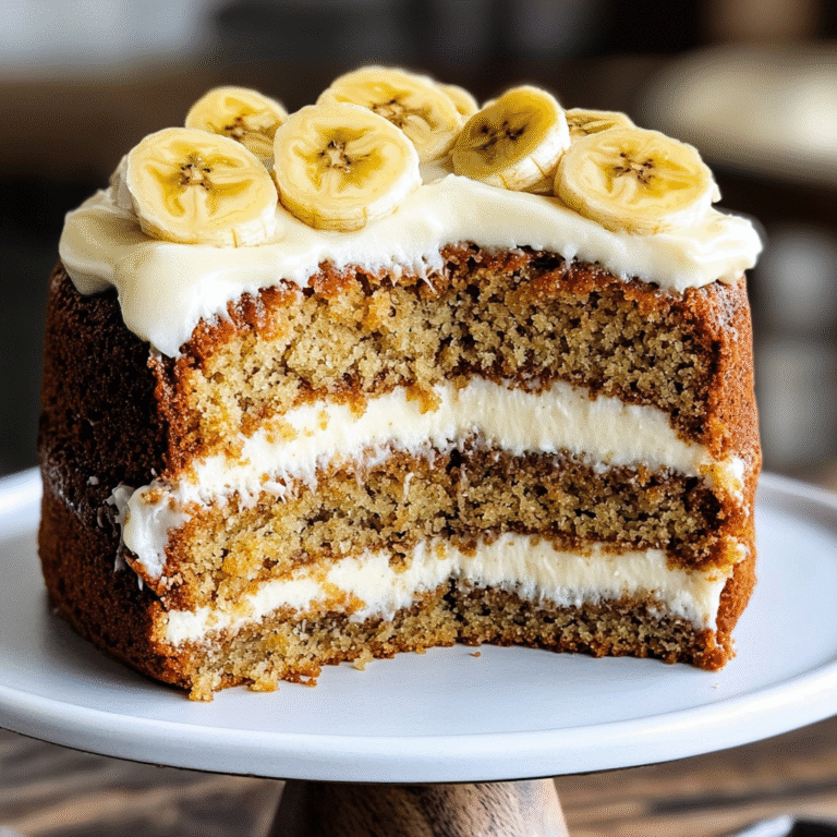 Make the Best Banana Bread Cake with Cream Cheese Frosting