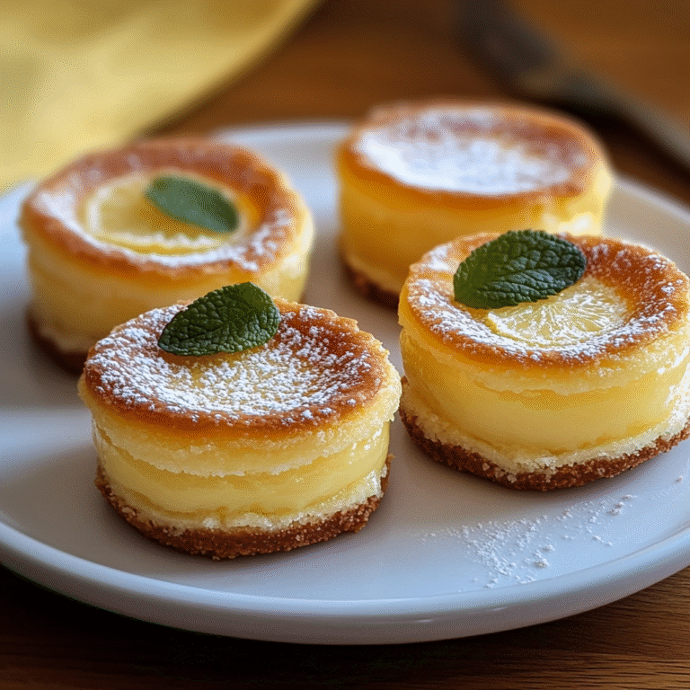 How to Make Delicious Baby Lemon Impossible Pies