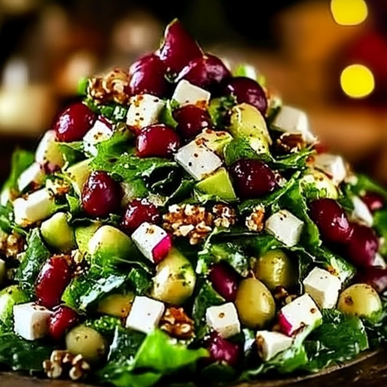 Christmas Salad with Honey Mustard