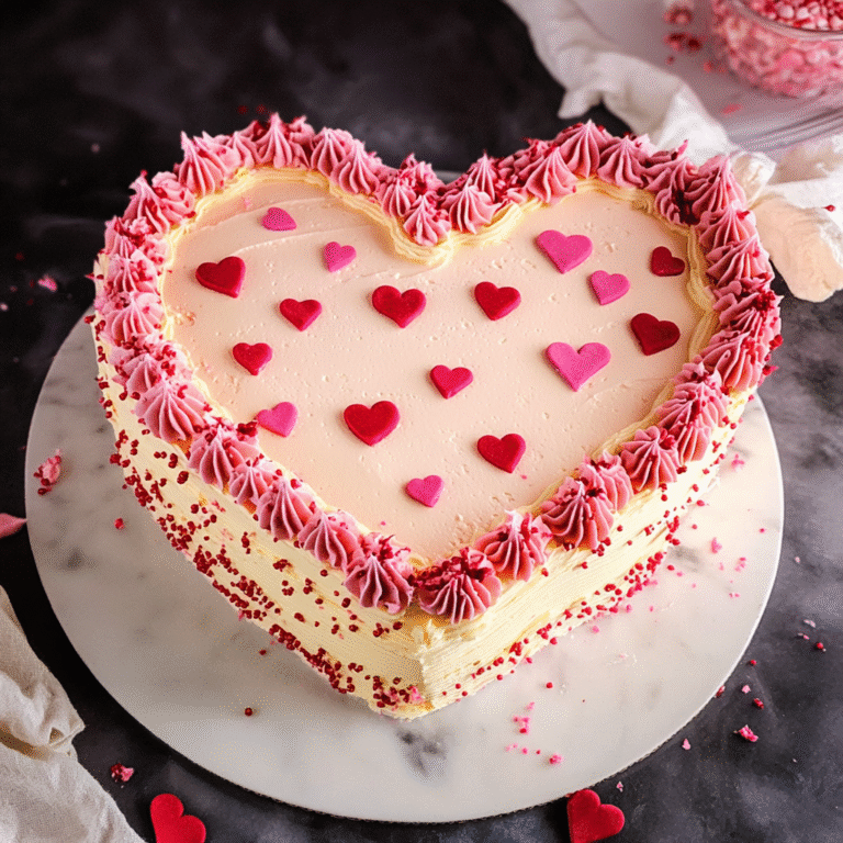 Valentine’s Day Heart Cake