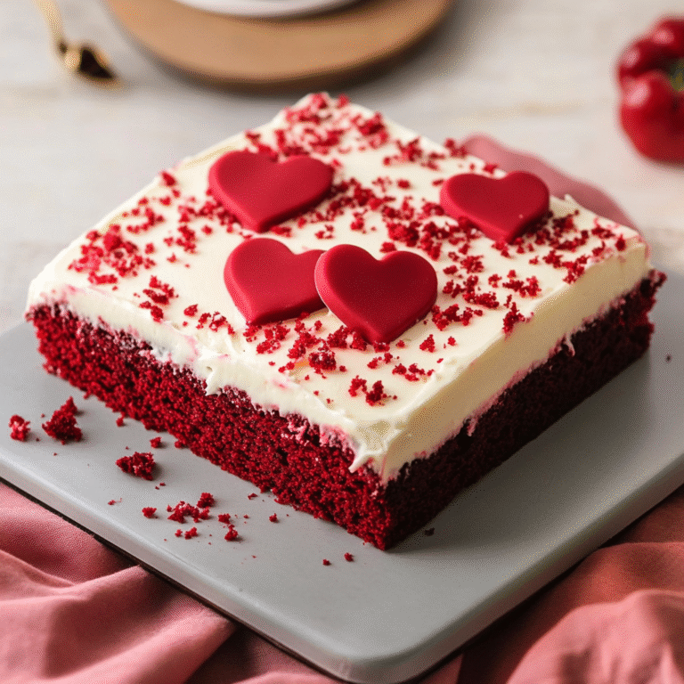 Red Velvet Sheet Cake