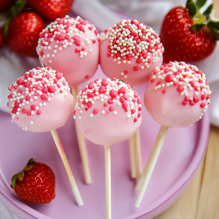Strawberry Cake Pops