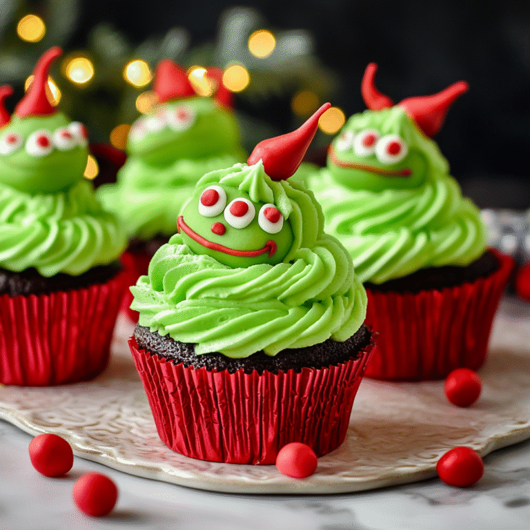 Grinch Cupcakes