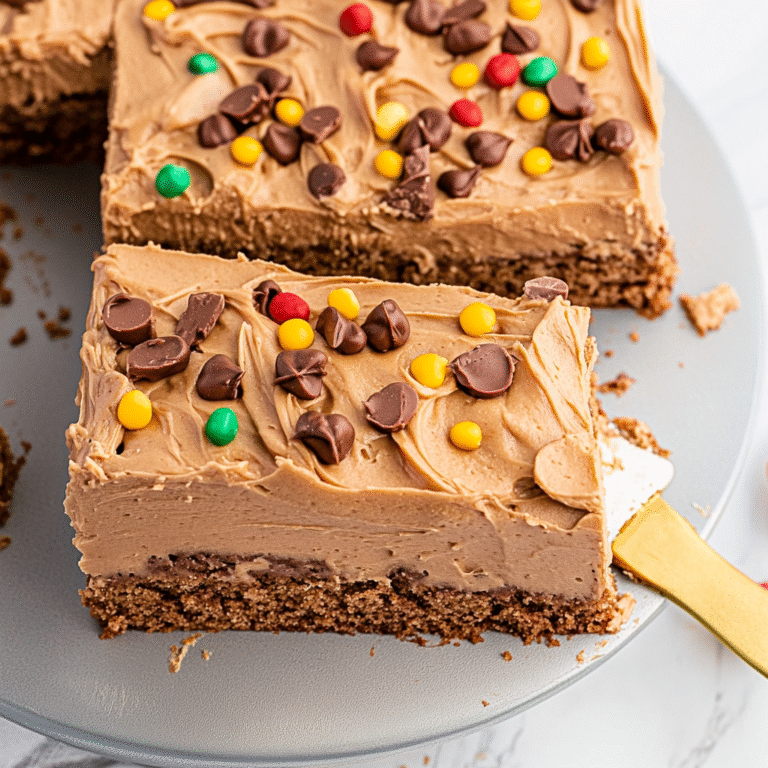 Peanut Butter Sheet Cake
