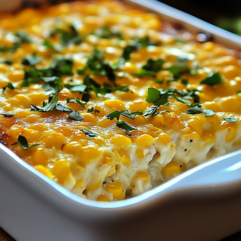 Classic Cream Cheese Corn Casserole