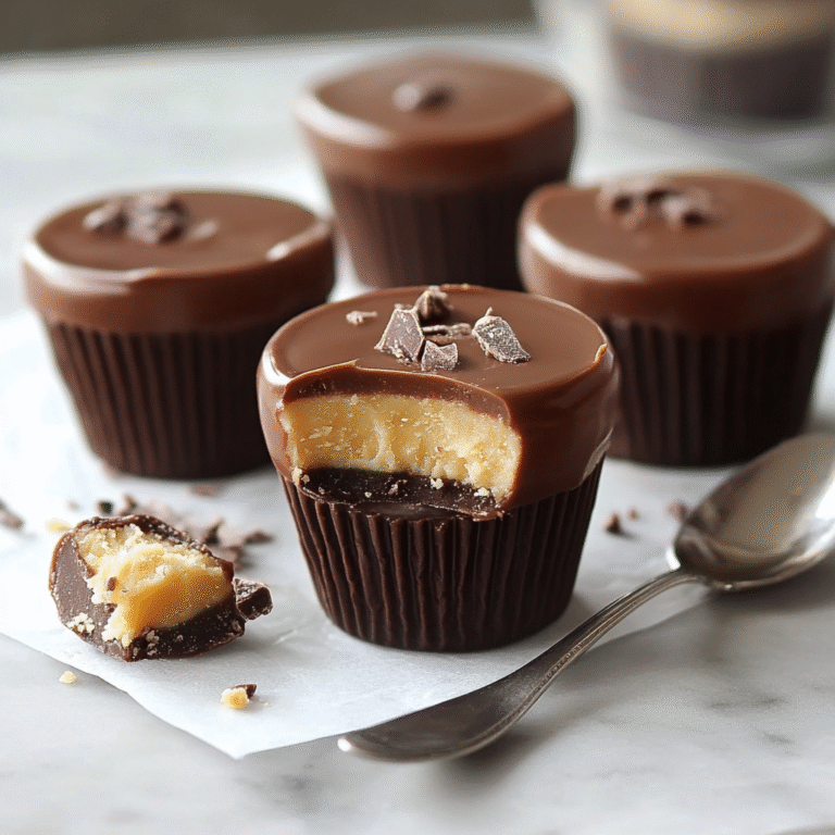 Healthy Twix Cups