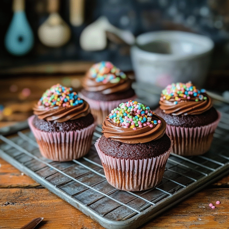 Homemade Moist Chocolate Cupcakes