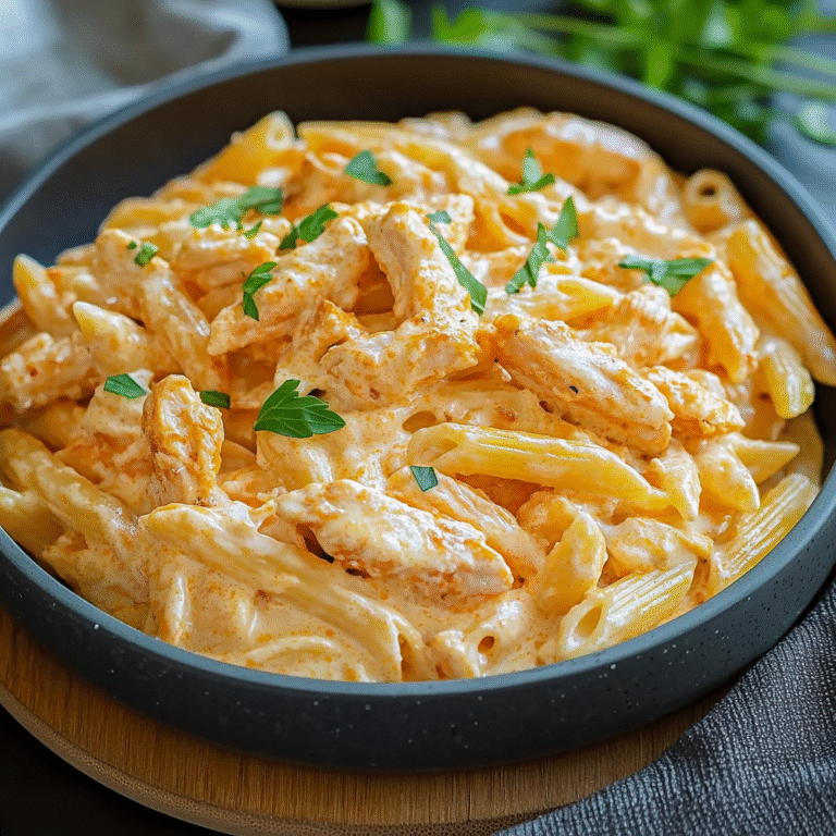 Buffalo Chicken Alfredo Pasta
