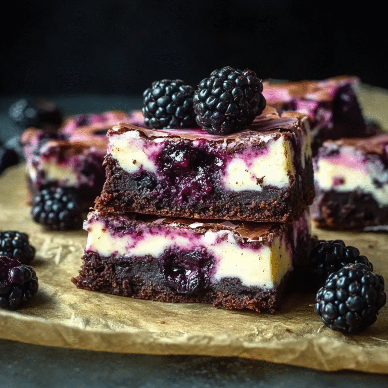Blackberry Cheesecake Brownies