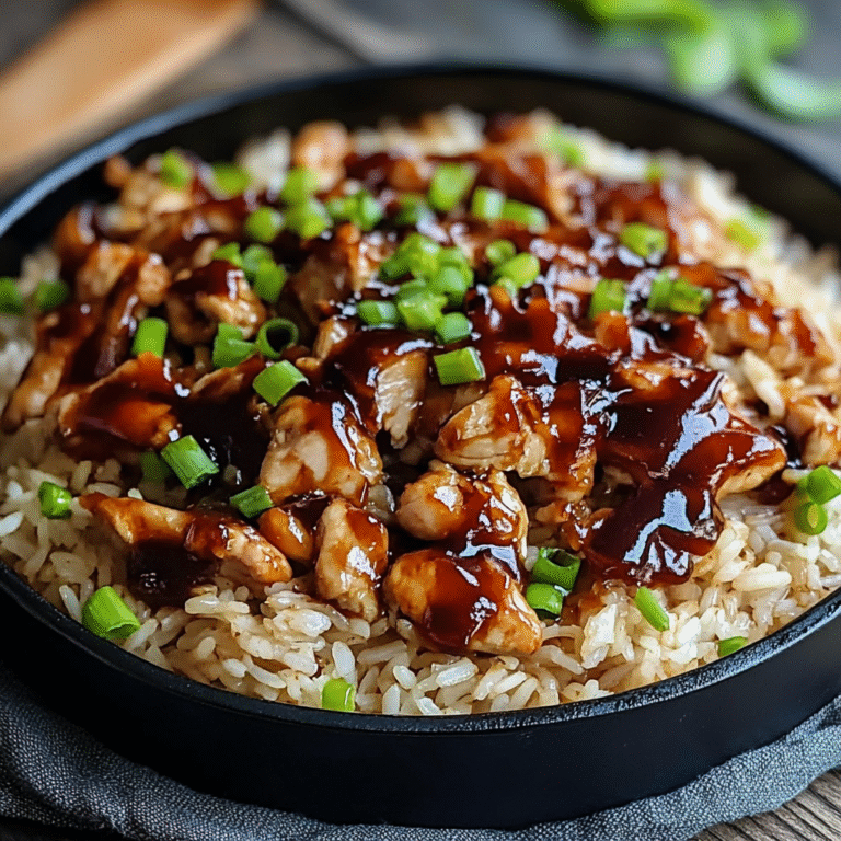 Honey BBQ Chicken Rice