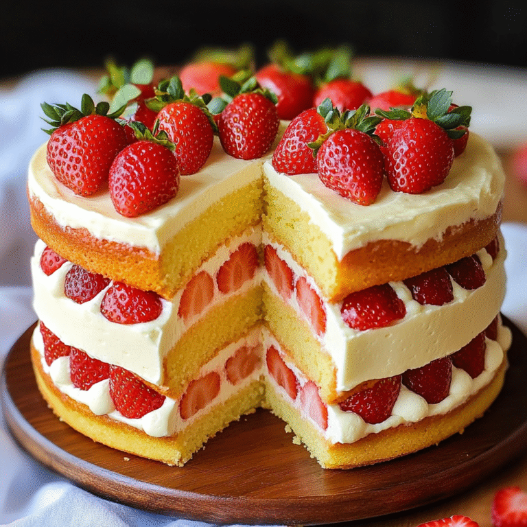 Strawberry Lemonade Buttermilk Cake