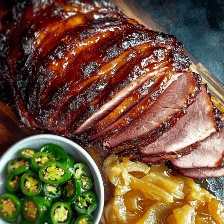 Jalapeño Honey Glazed Ham Recipe