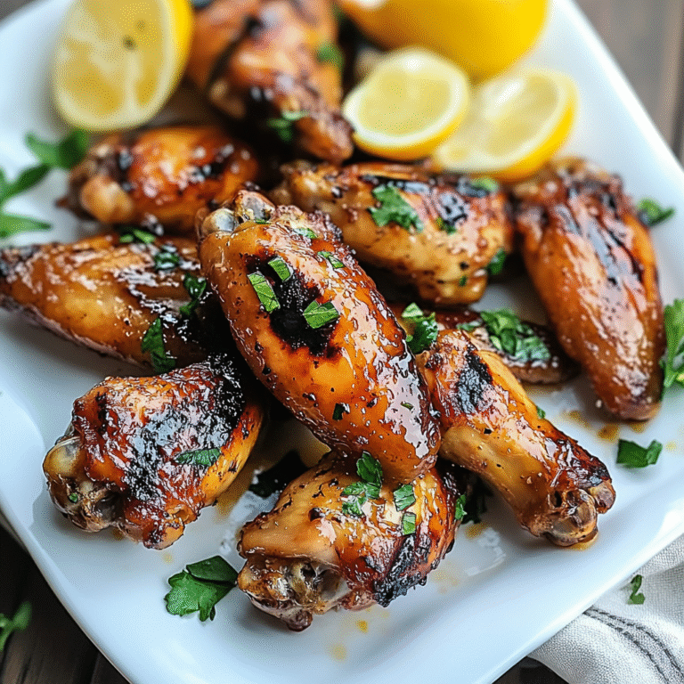 Grilled Chicken Wings Recipe Marinade