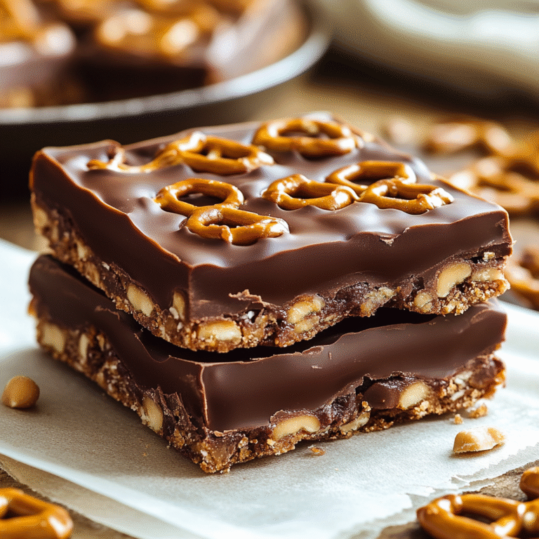Chocolate Caramel Peanut Butter Pretzel Bars
