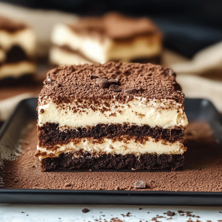 Tiramisu Brownies