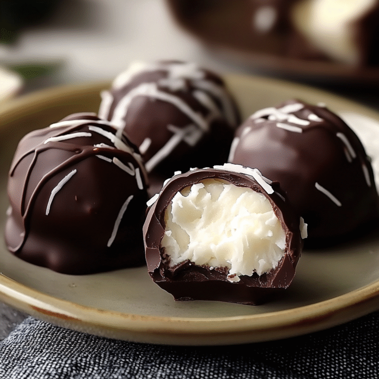 Coconut Cream Chocolate Balls
