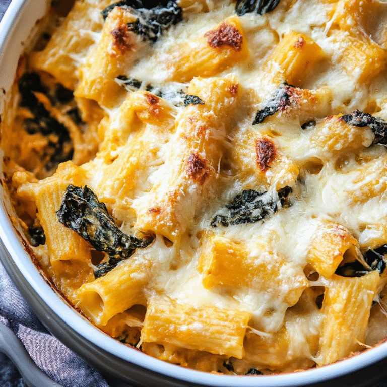 Creamy Butternut Squash Rigatoni Bake