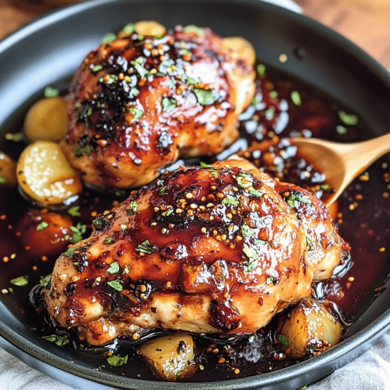 Sweet and Spicy Honey Glazed Chicken