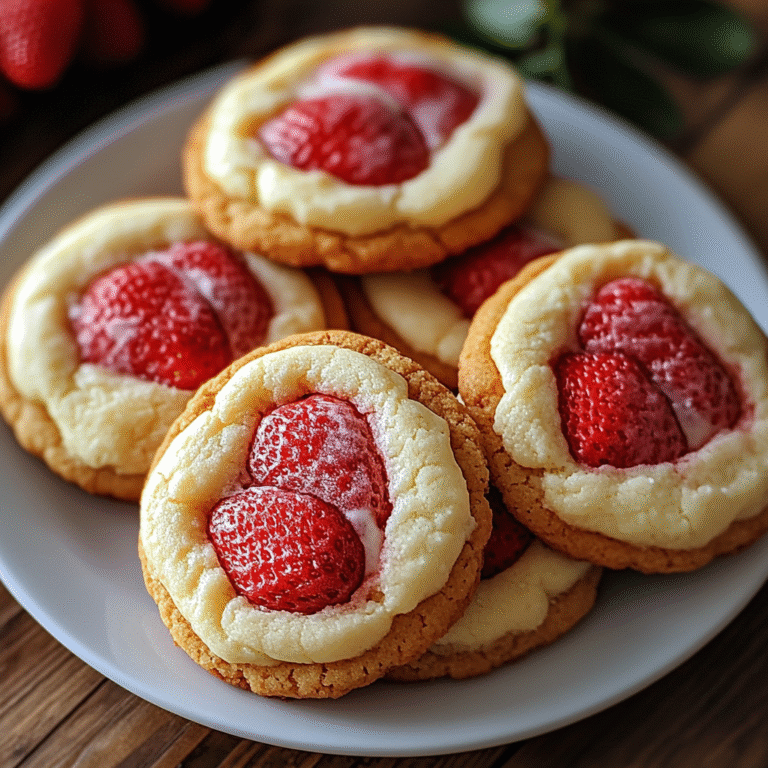 Strawberry Cheesecake Cookies