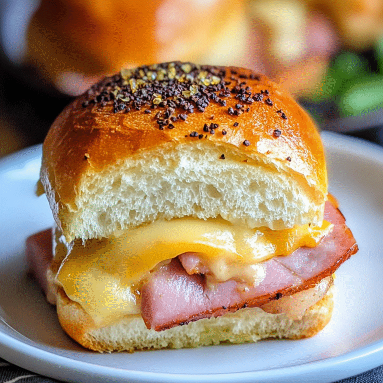 Air Fryer Ham and Cheese Sliders Recipe