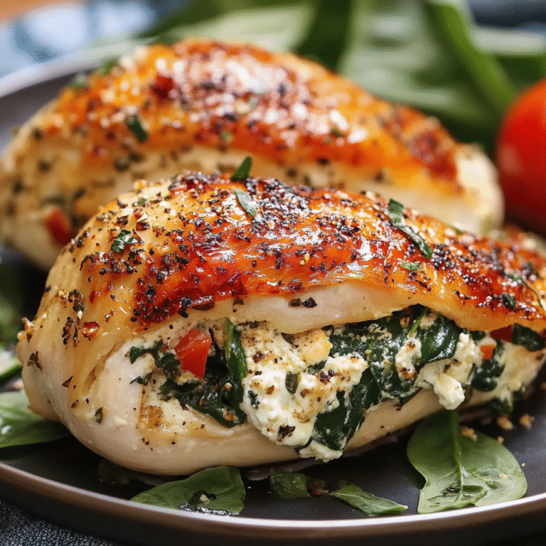 Spinach Ricotta Stuffed Chicken
