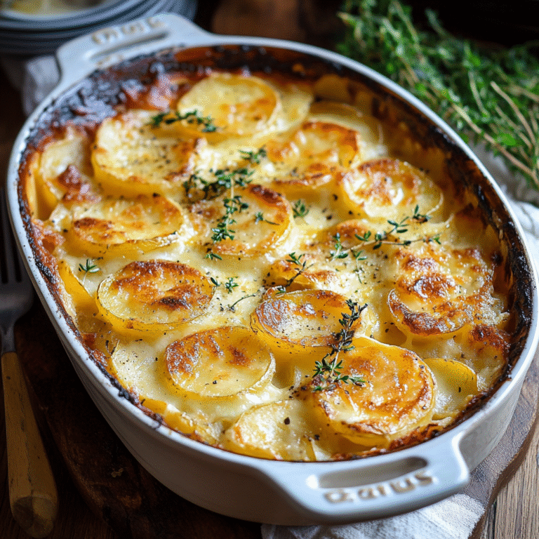 Classic Potato Gratin (Cheesy Scalloped Potatoes)