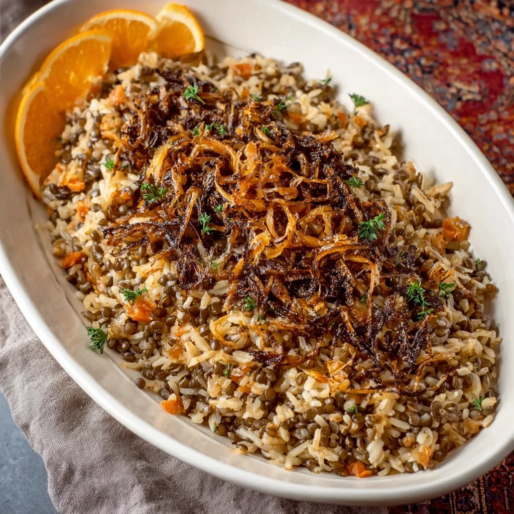 Delicious Lebanese Mujadara: Comfort Food You’ll Love