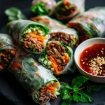 Delicious Thai Basil Beef Rolls Recipe Youll Love